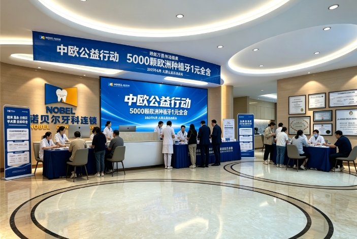 中欧公益行动：5000颗欧洲种植牙1元全含 跨越万里传递健康